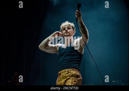 Tom Grennan spielt live im Alexandra Palace London 30. September 2021 (Foto von Robin Pope/NurPhoto) Stockfoto