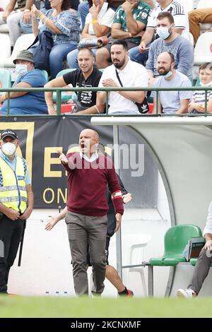 José Mota Gesten während des Spiels der Liga SABSEG zwischen Estrema Amadora und Leixões SC, in Estádio José Gomes, Amadora, Portugal, 02. Oktober, 2021 (Foto von João Rico/NurPhoto) Stockfoto