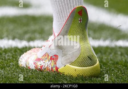 LONDON, England - 03. OKTOBER 2021:to20 Uhr Stiefel während der Premier League zwischen Tottenham Hotspur und Aston Villa im Tottenham Hotspur Stadion, London, England am 03.. Oktober (Foto by Action Foto Sport/NurPhoto) Stockfoto