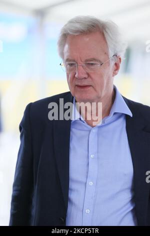 David Davis, Abgeordneter für Haltemprice und Howden und ehemaliger Brexit-Sekretär, am dritten Tag der Konferenz der Konservativen Partei in Manchester Central, Manchester, am Dienstag, den 5.. Oktober 2021. (Foto von MI News/NurPhoto) Stockfoto