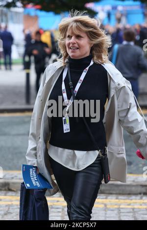 Rachel Johnson, Schwester von Boris, am dritten Tag der Konferenz der Konservativen Partei in Manchester Central, Manchester, am Dienstag, den 5.. Oktober 2021. (Foto von MI News/NurPhoto) Stockfoto