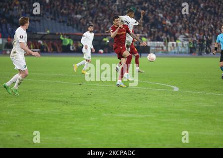 Rom, Latium, Italien. 3.. November 2022. Italien Europa League.Roma - Ludogorets 3-1.in diesem Bild: Cristian Volpato, Rick (Bild: © Paolo Pizzi/Pacific Press via ZUMA Press Wire) Stockfoto