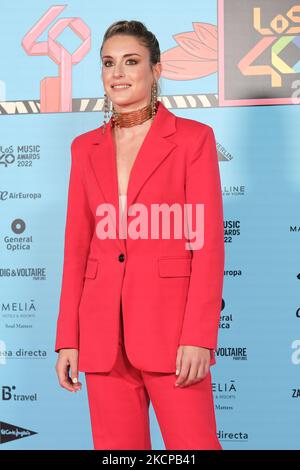 Madrid, Spanien. 04.. November 2022. Alexia Putellas nimmt am roten Teppich der Music Awards LOS40 2022 im WiZink Center in Madrid Teil. (Foto: Atilano Garcia/SOPA Images/Sipa USA) Quelle: SIPA USA/Alamy Live News Stockfoto