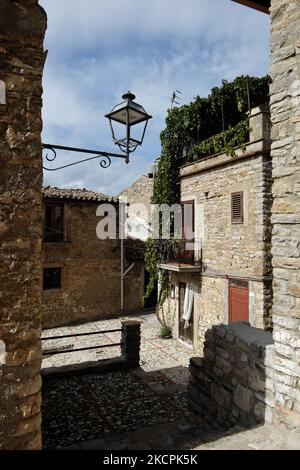 Häuser von Vicari Village in Westsizilien, Italien (2) Stockfoto