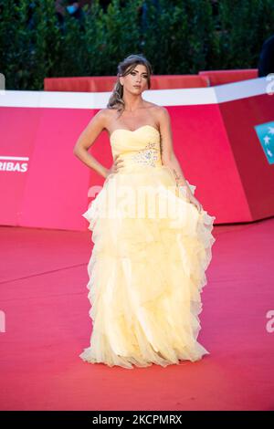 Eugenia Menichetti besucht den roten Teppich des Films 'L'Arminuta' während des Rom Film Fest 2021 16. am 15. Oktober 2021 in Rom, Italien. (Foto von Mauro Fagiani/NurPhoto) Stockfoto