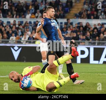 Josè Manuel Reina von der SS Lazio während der Serie A Spiel zwischen der SS Lazio und dem FC Internazionale Milano am 16. Oktober 2021 Stadion 'Olimpico' in Roma, Italien (Foto von Gabriele Maricchiolo/NurPhoto) Stockfoto