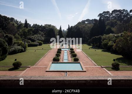 Eine allgemeine Ansicht des Parque De Serralves (Serralves Park) in Porto, Portugal am 17. Oktober 2021. (Foto von Nikolas Kokovlis/NurPhoto) Stockfoto