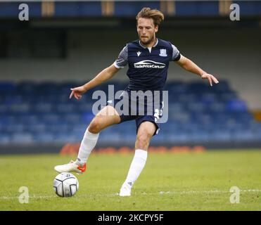 Während des FA Cup Fourth Round Qualifying zwischen Southend United und Chertsey Town im Roots Hall Stadium, Southend on Seas, Großbritannien am 16.. Oktober 2021 (Foto by Action Foto Sport/NurPhoto) Stockfoto