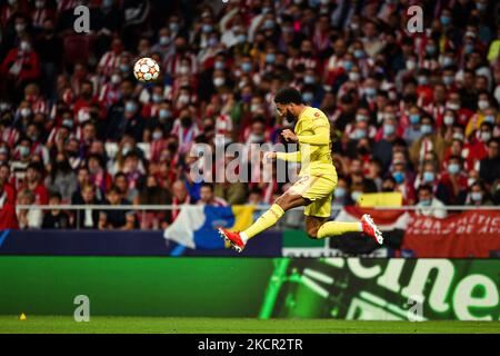 Joel Matip während des UEFA Champions League-Spiels zwischen Atletico de Madrid und dem FC Liverpool im Wanda Metropolitano am 19. Oktober 2021 in Madrid, Spanien. (Foto von Rubén de la Fuente Pérez/NurPhoto) Stockfoto