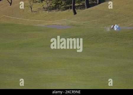 Oct 23, 2021-Busan, Südkorea-Elizabeth Szokol von USA Action auf dem 5. Green während einer BMW DAMEN MEISTERSCHAFT auf LPGA International GC in Busan, Südkorea. (Foto von Seung-il Ryu/NurPhoto) Stockfoto