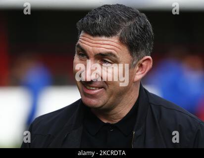 Kevin Maher Manager von Southend United während der National League zwischen Dagenham und Redbridge Southend United im Chigwell Construction Stadium Victoria Road, Dagenham, Großbritannien am 23.. Oktober 2021 (Foto von Action Foto Sport/NurPhoto) Stockfoto