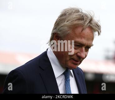 Ron Martin, Vorsitzender von Southend Unitedwährend der National League zwischen Dagenham und Redbridge Southend United im Chigwell Construction Stadium Victoria Road, Dagenham, Großbritannien am 23.. Oktober 2021 (Foto von Action Foto Sport/NurPhoto) Stockfoto