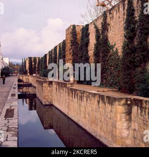 MURALLAS - S X/XI - FOTO AÑOS 60. Lage: AUSSEN. CORDOBA. SPANIEN. Stockfoto