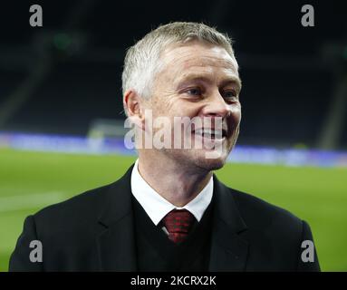 Manchester United Manager Ole Gunnar Solskjaer während der Premier League zwischen Tottenham Hotspur und Manchester United am 30.. Oktober 2021 im Tottenham Hotspur Stadion in London, England (Foto by Action Foto Sport/NurPhoto) Stockfoto