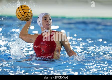 C. Ranalli (SIS Roma) beim Wasserball-Spiel der italienischen Serie A1 Frauen SIS Roma gegen Ekipe Orizzonte am 30. Oktober 2021 im Polo Natatorio in Roma, Italien (Foto: Luigi Mariani/LiveMedia/NurPhoto) Stockfoto