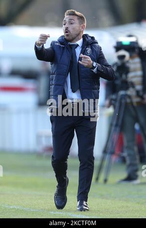 Fabio Ulderici (Empoli Ladies) während des italienischen Fußballspiels Serie A Frauen AC Mailand gegen Empoli Ladies am 07. November 2021 im Vismara-Stadion in Mailand, Italien (Foto: Francesco Scaccianoce/LiveMedia/NurPhoto) Stockfoto