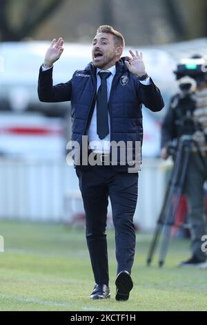 Fabio Ulderici (Empoli Ladies) während des italienischen Fußballspiels Serie A Frauen AC Mailand gegen Empoli Ladies am 07. November 2021 im Vismara-Stadion in Mailand, Italien (Foto: Francesco Scaccianoce/LiveMedia/NurPhoto) Stockfoto