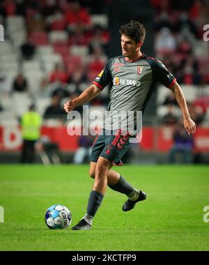 Lucas Piazon vom SC Braga während des Liga-Bwin-Spiels zwischen SL Benfica und SC Braga im Estadio da Luz am 7. November 2021 in Lissabon, Portugal. (Foto von Paulo Nascimento/NurPhoto) Stockfoto