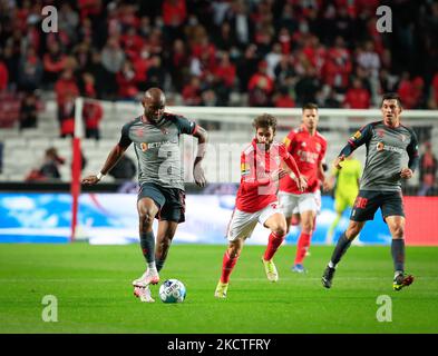 Al Musrati vom SC Braga während des Liga-Bwin-Spiels zwischen SL Benfica und SC Braga im Estadio da Luz am 7. November 2021 in Lissabon, Portugal. (Foto von Paulo Nascimento/NurPhoto) Stockfoto