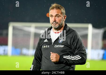 Luca D'Angelo (Cheftrainer Pisa) während der Italienischen Fußball-Liga BKT ALS Cittadella gegen AC Pisa am 07. November 2021 im Stadio Pier Cesare Tombolato in Cittadella (PD), Italien (Foto von Ettore Griffoni/LiveMedia/NurPhoto) Stockfoto