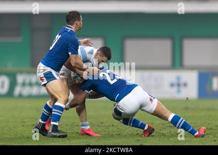 Mateo Carreras von Los Pumas beim Freundschaftsspiel zwischen Italien und Argentinien im Stadio Comunale di Monigo, Treviso am Samstag, dem 13.. November 2021. (Kredit: MI News) (Foto von MI News/NurPhoto) Stockfoto