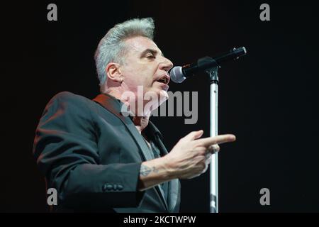 Der Sänger Loquillo während eines Konzerts im Wizink Center, am 13. November 2021 in Madrid, Spanien (Foto: Oscar Gonzalez/NurPhoto) Stockfoto