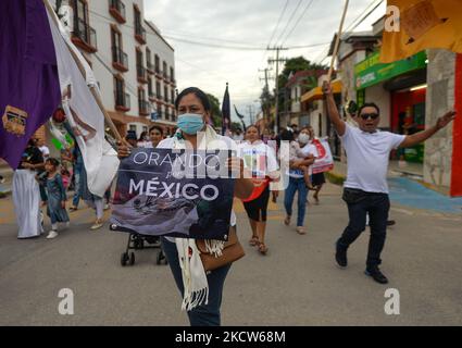 Am Dienstag, den 16. November 2021, in Playa Del Carmen, Quintana Roo, Mexiko. (Foto von Artur Widak/NurPhoto) Stockfoto