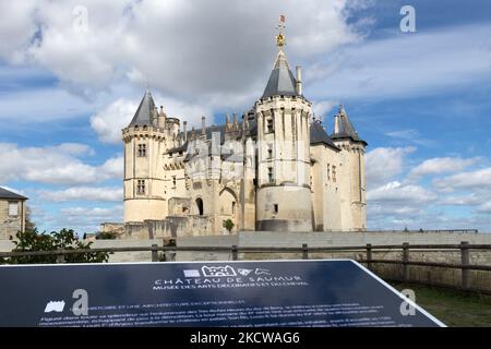 Chateau de Saumur, Saumur, Maine-et-Loire, Frankreich Stockfoto