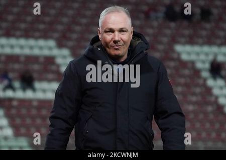 massimiliano alvini (Allenatore perugia calcio) während des italienischen Fußballspiel der Serie B AC Perugia gegen AS Cittadella am 27. November 2021 im Stadio Renato Curi in Perugia, Italien (Foto: Loris Cerquiglini/LiveMedia/NurPhoto) Stockfoto