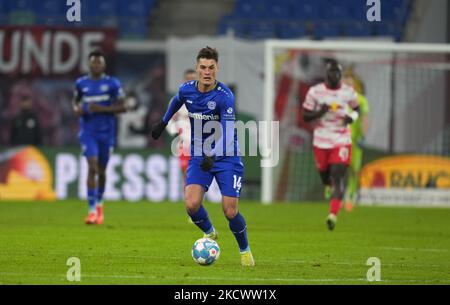 Patrik Schick aus Leverkusen beim RB Leipzig gegen Leverkusen, Bundesliga, im Redbull-Stadion, Leipzig, Deutschland am 28. November 2021. (Foto von Ulrik Pedersen/NurPhoto) Stockfoto