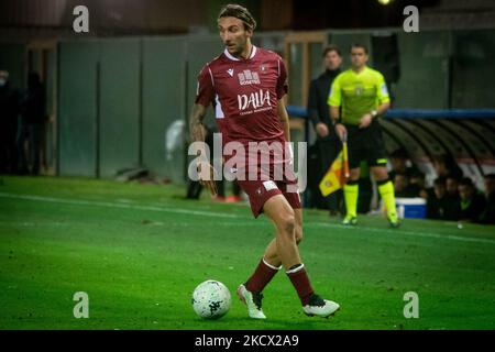 Di Chiara Gianluca (Reggina) Porträt während des italienischen Fußballspiel der Serie B Reggina 1914 gegen Ascoli Calcio am 30. November 2021 im Stadion Oreste Granillo in Reggio Calabria, Italien (Foto: Valentina Giannettoni/LiveMedia/NurPhoto) Stockfoto