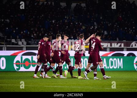 Während der Serie Ein Spiel zwischen dem FC Turin und dem FC Empoli im Stadio Olimpico Grande Torino, Italien, am 2. Dezember 2021 (Foto: Alberto Gandolfo/NurPhoto) Stockfoto