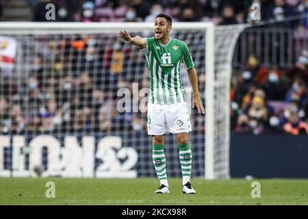 06 Victor Ruiz von Real Betis Balompie beim Spiel der La Liga Santander zwischen dem FC Barcelona und Real Betis Balompie im Camp Nou Stadium am 04. Dezember 2021 in Barcelona, Spanien. (Foto von Xavier Bonilla/NurPhoto) Stockfoto