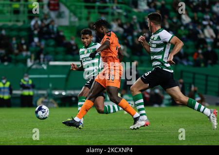 NTEP des Boavista FC während des Liga-Bwin-Spiels zwischen Sporting CP und Boavista FC im Estadio Jose Alvalade am 11. Dezember 2021 in Lissabon, Portugal. (Foto von Paulo Nascimento/NurPhoto) Stockfoto