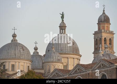 Basílica de Santa Justina in Padua. Am Freitag, den 15. Oktober 2021, in Padua, Venetien, Italien. (Foto von Artur Widak/NurPhoto) Stockfoto