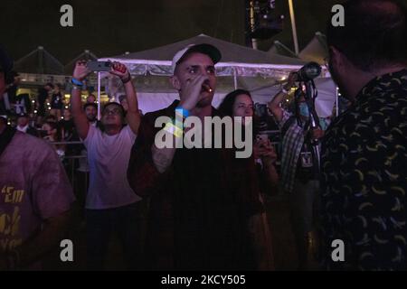 Bad Bunny Konzert im Hiram-Bithorn-Stadion in San Juan, Puerto Rico, am 10. Dezember 2021. (Foto von Alejandro Granadillo/NurPhoto) Stockfoto