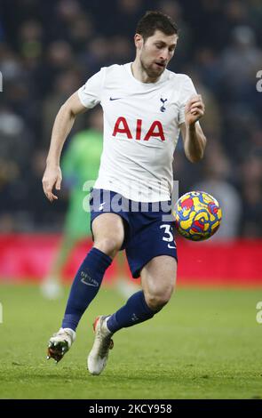 Ben Davies von Tottenham Hotspur während der Premier League zwischen Tottenham Hotspur und Liverpool im Tottenham Hotspur-Stadion, London, England, am 19.. Dezember 2021 (Foto by Action Foto Sport/NurPhoto) Stockfoto