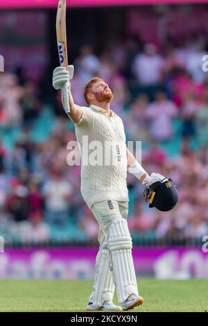 Am dritten Tag des vierten Testmatches in der Ashes-Serie zwischen Australien und England auf dem Sydney Cricket Ground am 07. Januar 2022 in Sydney, Australien. (Nur für redaktionelle Zwecke) Stockfoto