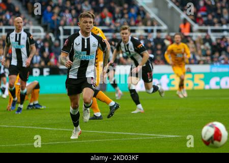 Newcastle United's Kieran Trippier während des FA Cup-Spiels zwischen Newcastle United und Cambridge United im St. James's Park, Newcastle am Samstag, den 8.. Januar 2022. (Foto von Michael Driver/MI News/NurPhoto) Stockfoto