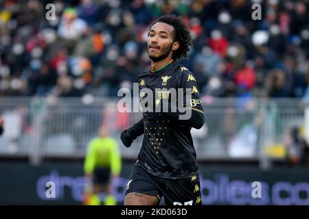 Venews Gianluca Busio-Porträt während des spiels venezia FC gegen AC Milan am 09. Januar 2022 im Stadion Pier Luigi Penzo in Venedig, Italien (Foto: Ettore Griffoni/LiveMedia/NurPhoto) Stockfoto