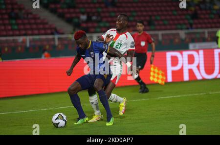 Stopira von Kap Verde während Burkina Faso gegen Cap Verde, den Afrikanischen Cup der Nationen, im Olembe Stadium am 13. Januar 2022. (Foto von Ulrik Pedersen/NurPhoto) Stockfoto