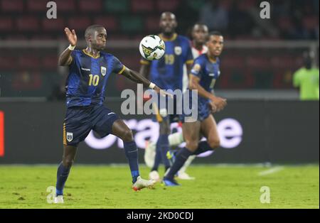 Stopira von Kap Verde während Burkina Faso gegen Cap Verde, den Afrikanischen Cup der Nationen, im Olembe Stadium am 13. Januar 2022. (Foto von Ulrik Pedersen/NurPhoto) Stockfoto