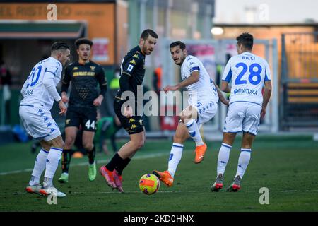 Filippo Bandinelli von Empoli in Aktion beim spiel venezia FC gegen Empoli FC am 16. Januar 2022 im Pier Luigi Penzo Stadion in Venedig, Italien (Foto: Ettore Griffoni/LiveMedia/NurPhoto) Stockfoto