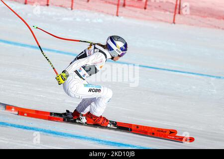 LEDECKA Ester (CZE) während des alpinen Skirennens 2022 FIS Ski World Cup - Damen-Talschanze am 22. Januar 2022 auf der Olympia-Piste in Cortina d'Ampezzo, Italien (Foto: Luca Tedeschi/LiveMedia/NurPhoto) Stockfoto