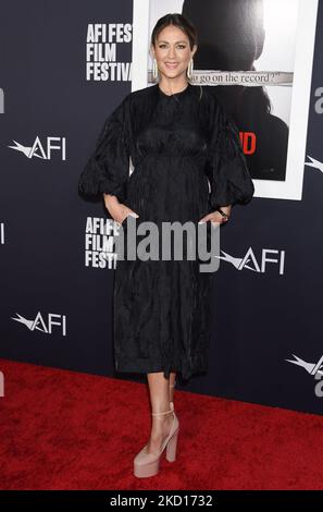 Hollywood, USA . 04.. November 2022. Dominique Huett bei der Ankunft auf dem AFI FEST 2022 „SHE SAID“ Premiere, die am 4. November 2022 im TCL Chinese Theatre in Hollywood, CA, stattfand. © Janet Gough / AFF-USA.COM Quelle: AFF/Alamy Live News Stockfoto