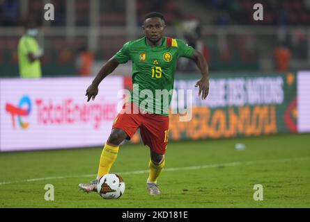 Collins Fai aus Kamerun während des Cameroun gegen Komoren, des African Cup of Nations, im Olempe Stadium am 24. Januar 2022. (Foto von Ulrik Pedersen/NurPhoto) Stockfoto