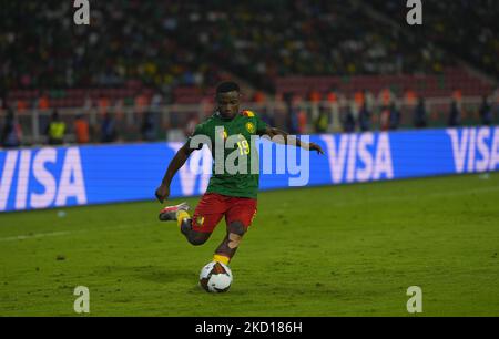 Collins Fai aus Kamerun während des Cameroun gegen Komoren, des African Cup of Nations, im Olempe Stadium am 24. Januar 2022. (Foto von Ulrik Pedersen/NurPhoto) Stockfoto