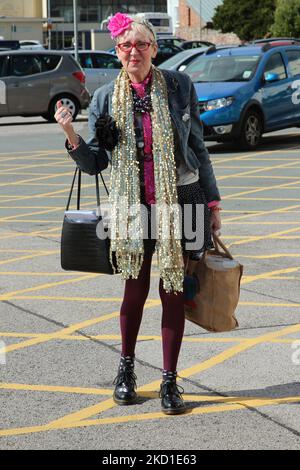 Su Pollard in Llandudno Wales Stockfoto