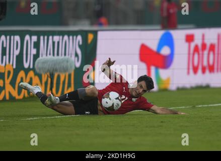 Ahmed Sayed von Ägypten während Marokko gegen Ägypten, African Cup of Nations, im Ahmadou Ahidjo Stadion am 30. Januar 2022. (Foto von Ulrik Pedersen/NurPhoto) Stockfoto