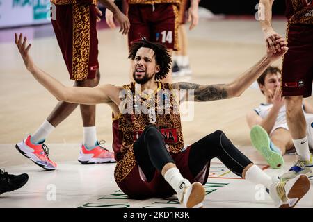 Austin Daye (Umana Reyer Venezia) während der Basketball EuroCup Championship Umana Reyer Venezia gegen Ratiopharm Ulm am 02. Februar 2022 im Palasport Taliercio in Venedig, Italien (Foto: Mattia Radoni/LiveMedia/NurPhoto) Stockfoto